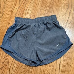 Nike Dri-Fit Women's Gray Blue Running Shorts size small